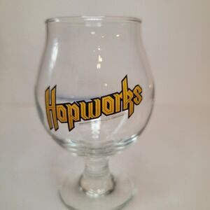 Hopworks Brewery Beer Glass Tulip Style Craft‎ Beer Glassware